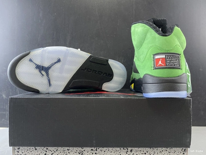 Jordan Air 5 “Oregon” CK6631-307  0105